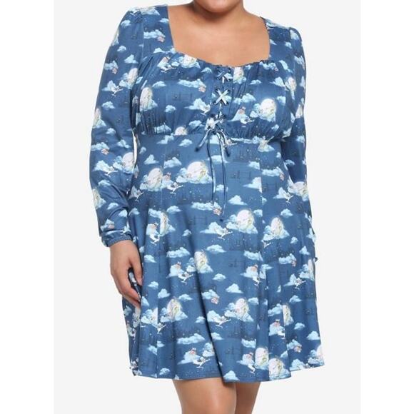 Disney Peter Pan Fly in the Sky Dress Size 2X EUC with Pockets! - Picture 2 of 7